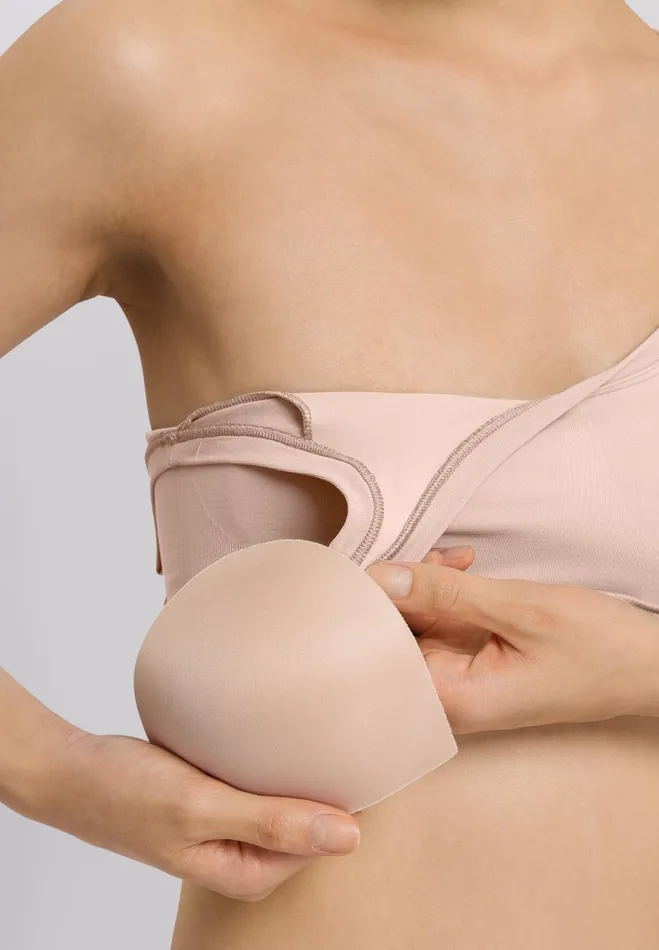 Crop Top Padded Peach Whip Women HANRO Wireless Bras