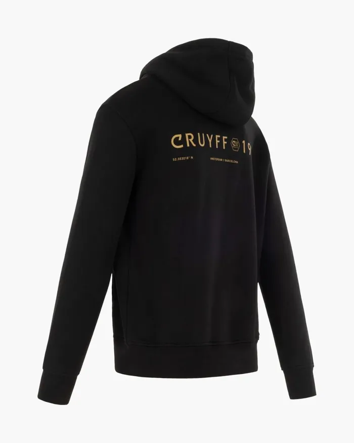 Cruyff 03979 Hoodie Blackgold Men Sweats and Hoodies