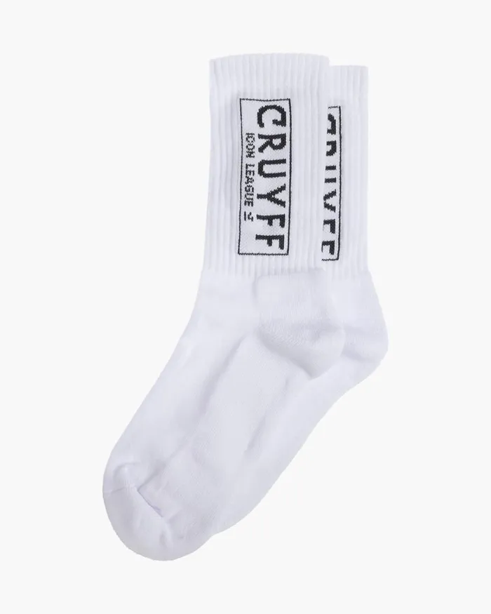 Cruyff Box Logo Socks White Accessories Socks