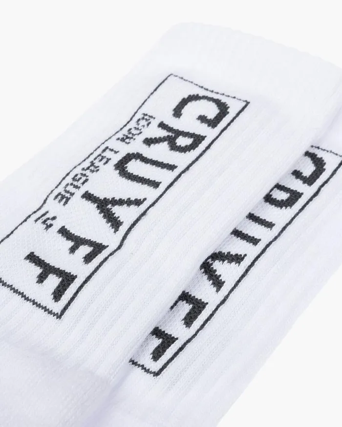 Cruyff Box Logo Socks White Accessories Socks