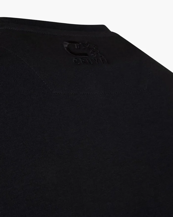 Cruyff CLion Geo Tee Blackgold Men TShirts and Polo039s Cruyff CLion Geo Tee Blackgold Men TShirts and Polo039s