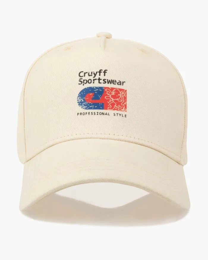 Cruyff Clion Retro Soft Baseball Cap Crme Accessories Caps Cruyff Clion Retro Soft Baseball Cap Crme Accessories Caps