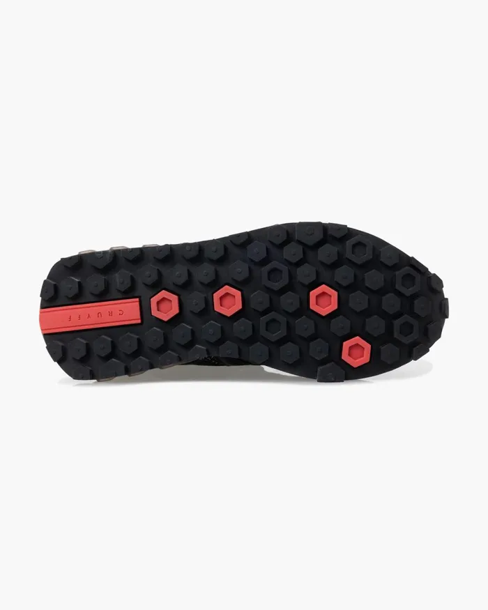 Cruyff Fearia Blackred Junior Sneakers
