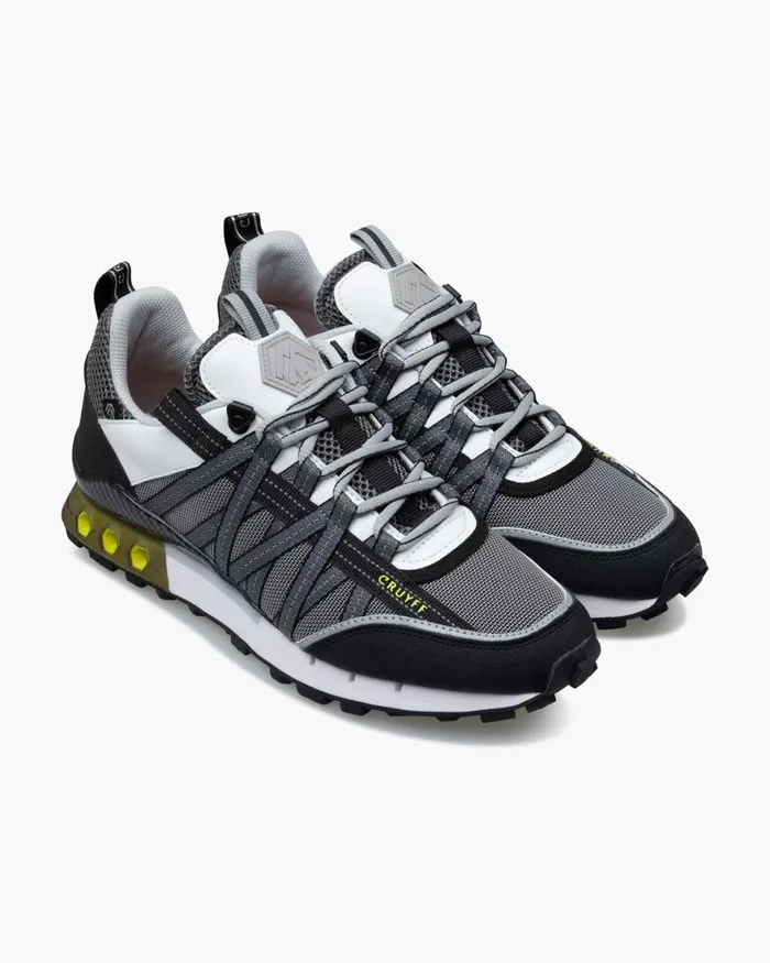 Cruyff Fearia HexTech Montserrat Whiteyellow Men Sneakers Cruyff Fearia HexTech Montserrat Whiteyellow Men Sneakers