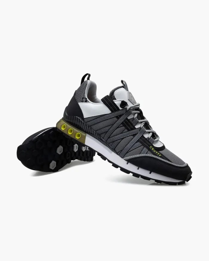 Cruyff Fearia HexTech Montserrat Whiteyellow Men Sneakers Cruyff Fearia HexTech Montserrat Whiteyellow Men Sneakers