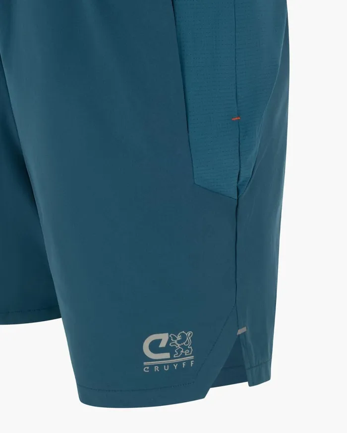Cruyff Flame Shorts Teal Men Bottoms Cruyff Flame Shorts Teal Men Bottoms