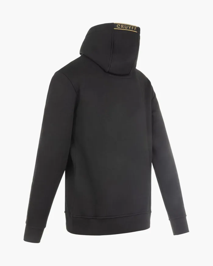 Cruyff Fuzeknit Lasercut Hoodie Blackgold Men Sweats and Hoodies Cruyff Fuzeknit Lasercut Hoodie Blackgold Men Sweats and Hoodies