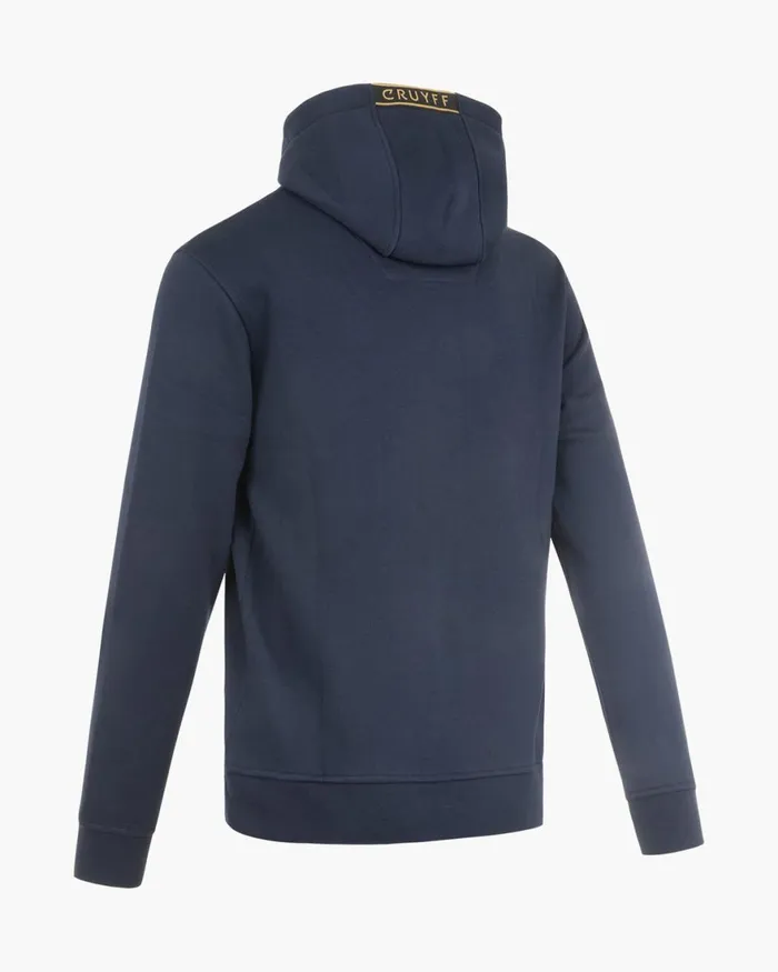 Cruyff Fuzeknit Lasercut Hoodie Bluegold Men Sweats and Hoodies Cruyff Fuzeknit Lasercut Hoodie Bluegold Men Sweats and Hoodies