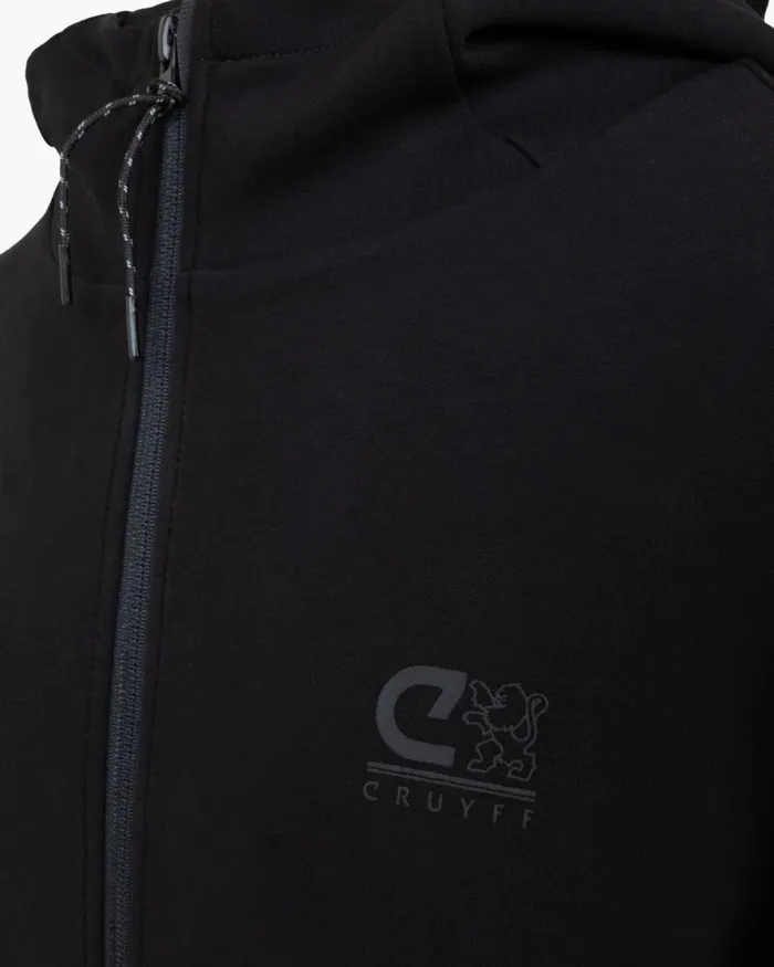 Cruyff Ignite Tape Hood Black Men Sweats and Hoodies Cruyff Ignite Tape Hood Black Men Sweats and Hoodies