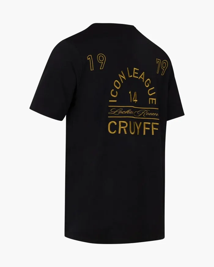 Cruyff League 79 Tee Blackgold Men TShirts and Polo039s Cruyff League 79 Tee Blackgold Men TShirts and Polo039s