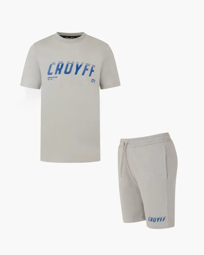 Cruyff League Shorts Grey Men Bottoms