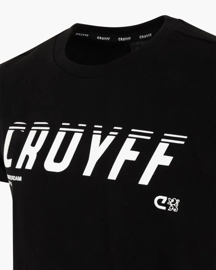 Cruyff League Tee Black Junior Tshirts Cruyff League Tee Black Junior Tshirts