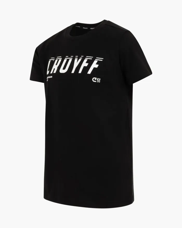 Cruyff League Tee Black Junior Tshirts Cruyff League Tee Black Junior Tshirts