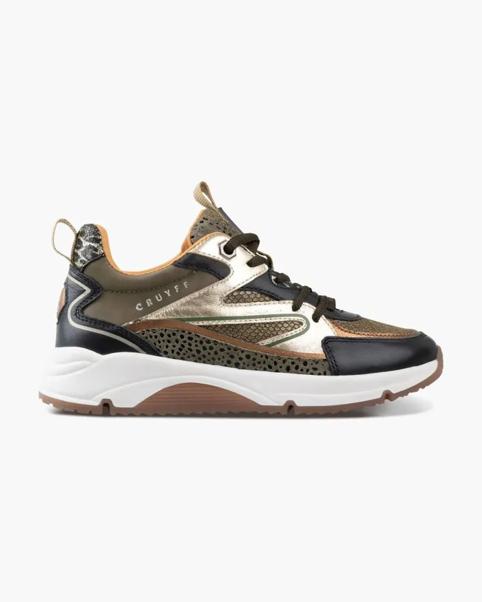 Cruyff Madina Army Green Junior Sneakers