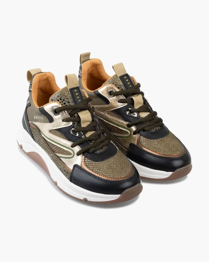 Cruyff Madina Army Green Junior Sneakers