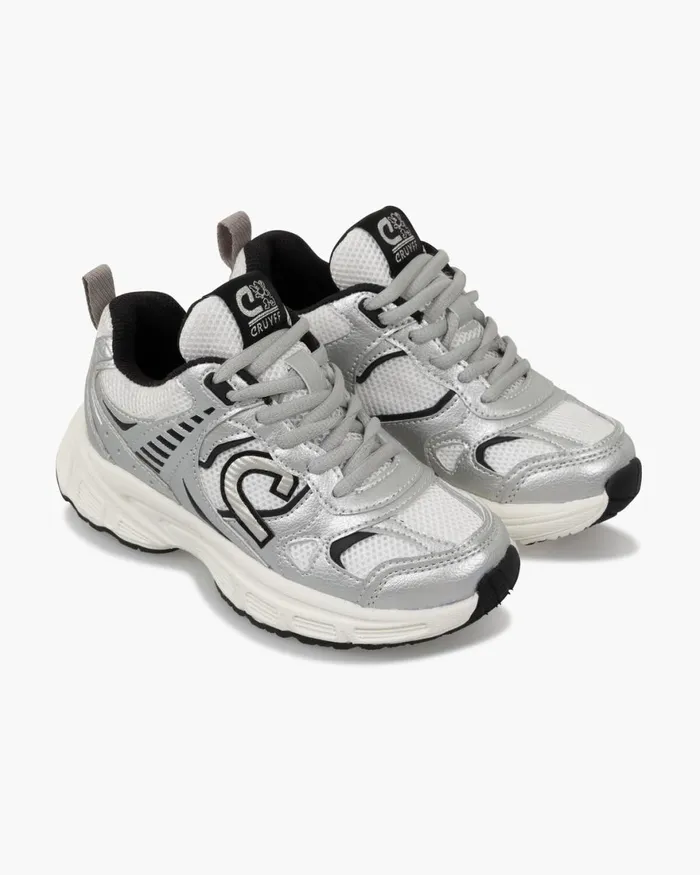 Cruyff Marti Greysilver Junior Sneakers
