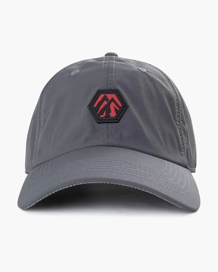 Cruyff Montserrat Hex Peak Tech Cap Grey Accessories Caps Cruyff Montserrat Hex Peak Tech Cap Grey Accessories Caps