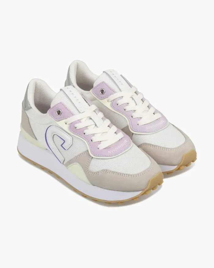 Cruyff Park RunnerMeshSuede Crme Women Sneakers