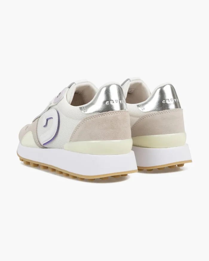 Cruyff Park RunnerMeshSuede Crme Women Sneakers