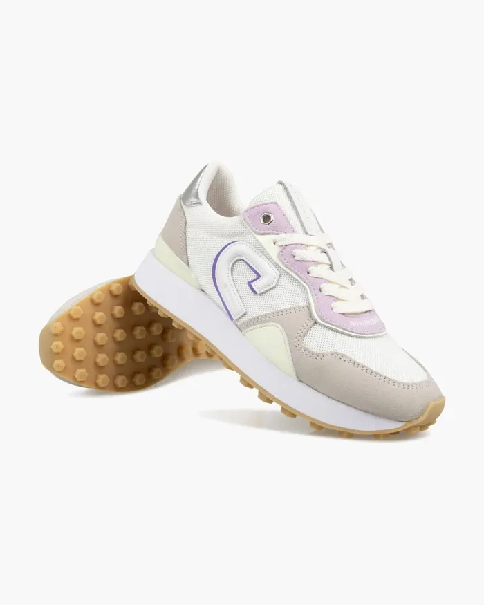 Cruyff Park RunnerMeshSuede Crme Women Sneakers