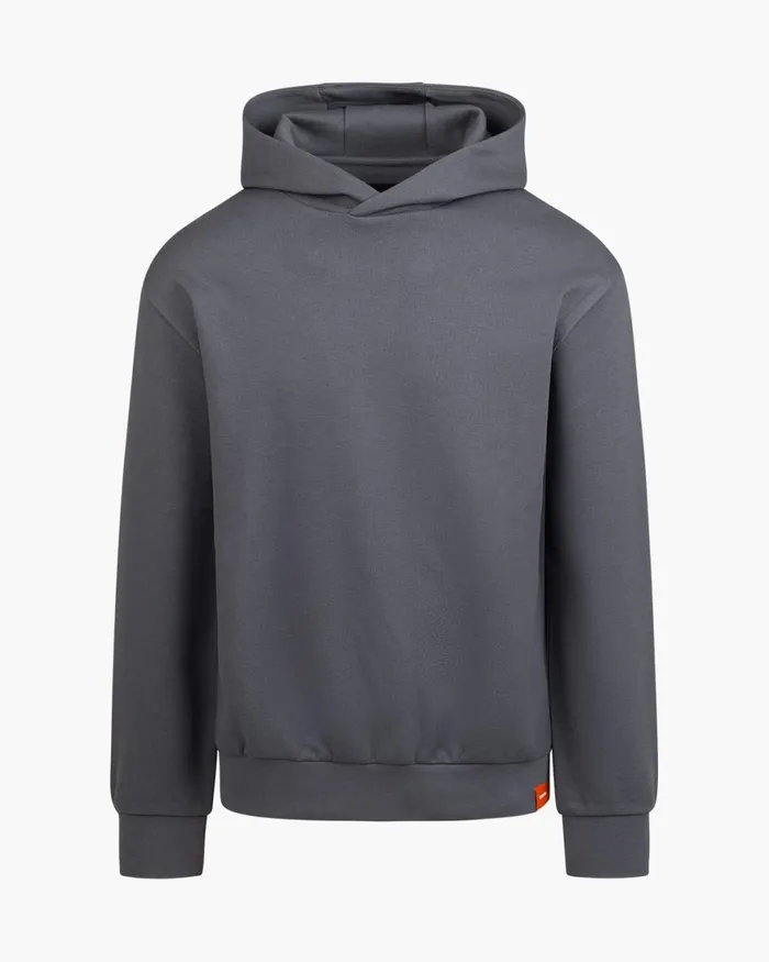 Cruyff Pique Hoodie Anthracite Men Sweats and Hoodies