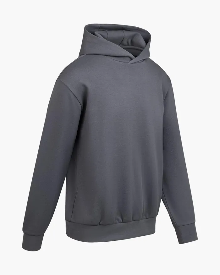 Cruyff Pique Hoodie Anthracite Men Sweats and Hoodies