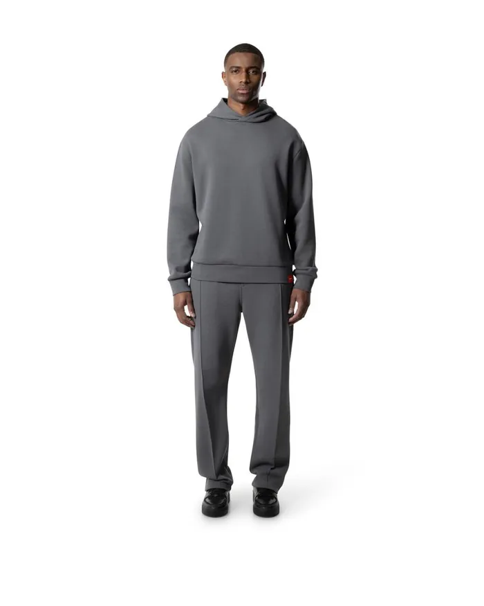 Cruyff Pique Hoodie Anthracite Men Sweats and Hoodies