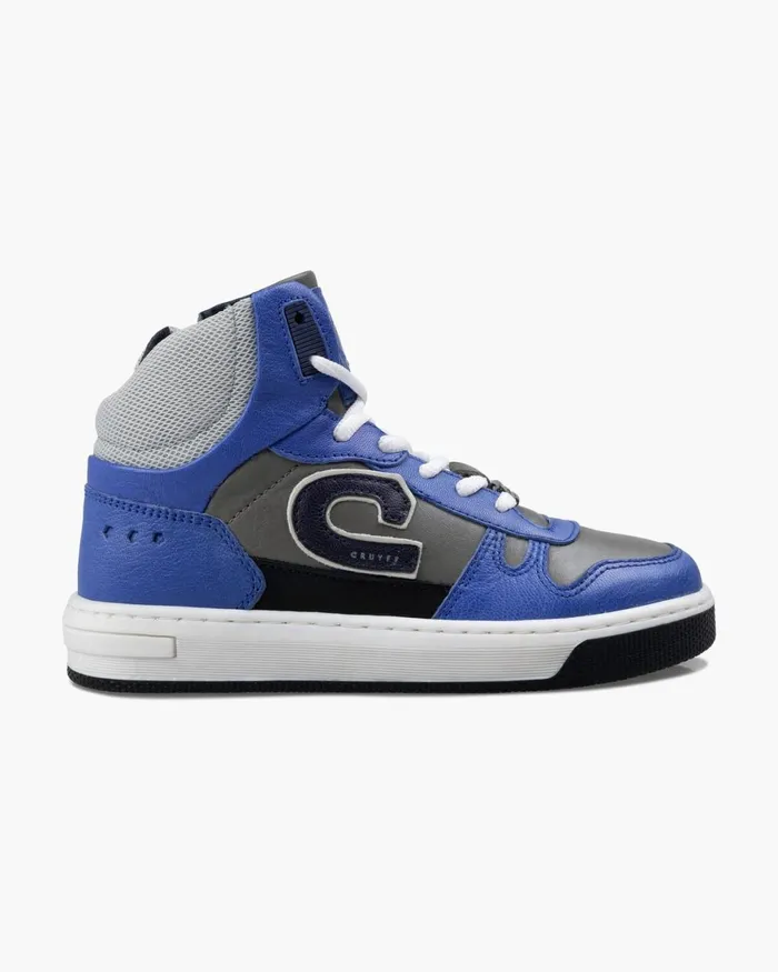Cruyff Trophy Hi Bluegrey Junior Sneakers
