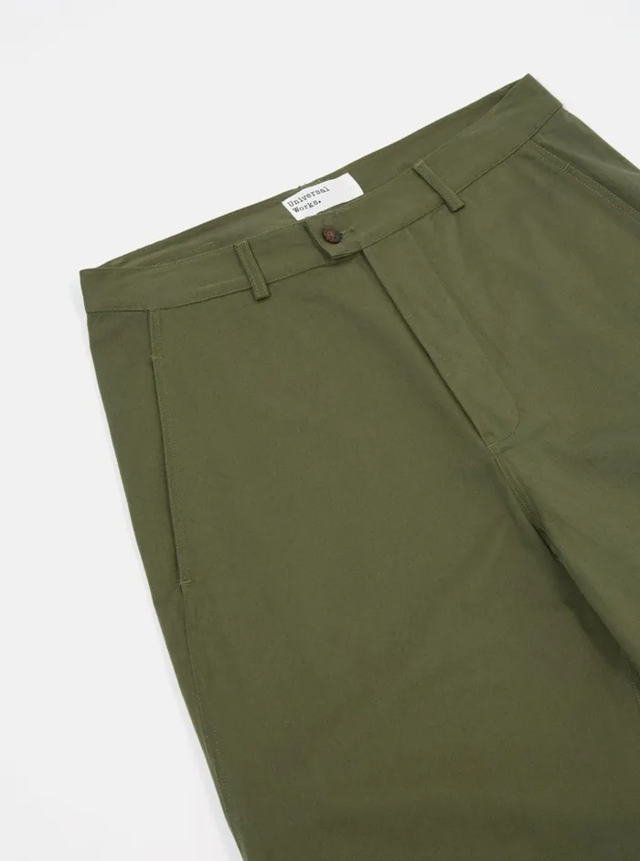 Curved Pant In Light Olive Twill Men Universal Works Suiting