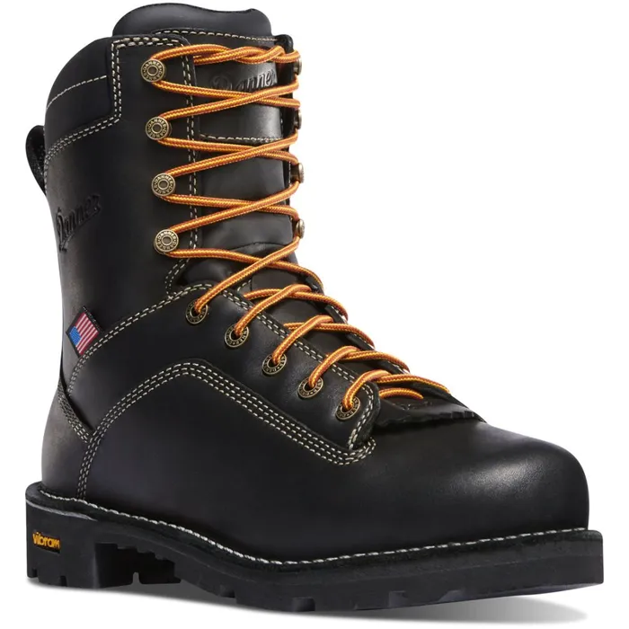 Danner Boots Quarry USA Black Alloy Toe 8211 Men