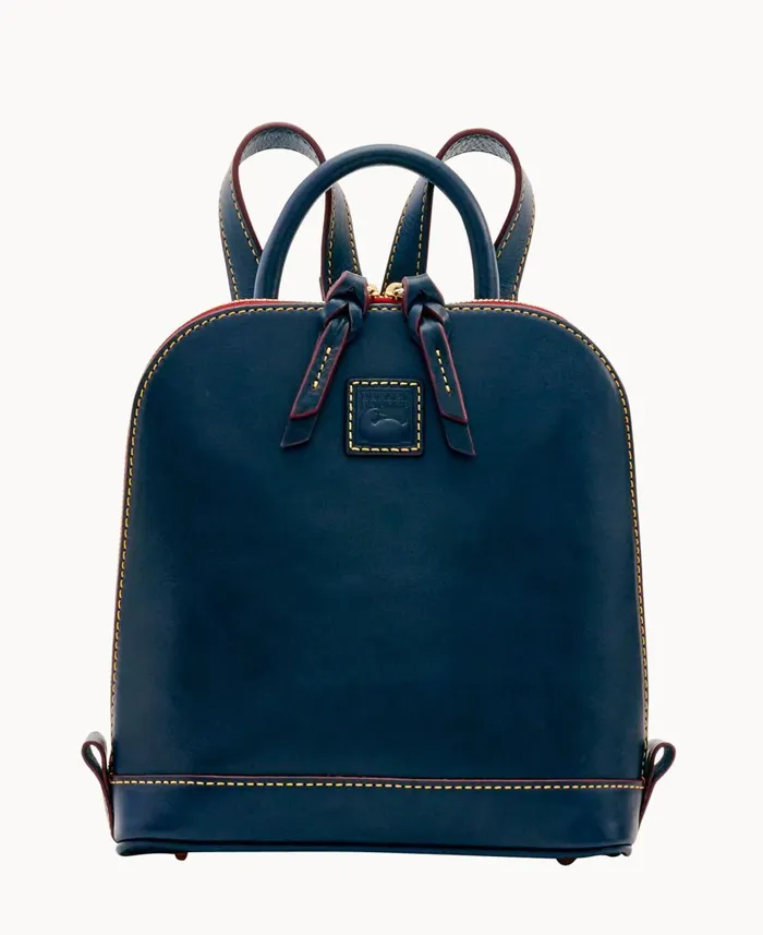 Dooney and Bourke Backpacks Florentine Small Zip Pod Backpack Navy 8211 WomenMen Dooney and Bourke Backpacks Florentine Small Zip Pod Backpack Navy 8211 WomenMen