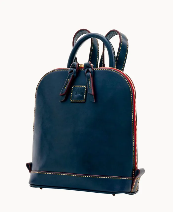 Dooney and Bourke Backpacks Florentine Small Zip Pod Backpack Navy 8211 WomenMen Dooney and Bourke Backpacks Florentine Small Zip Pod Backpack Navy 8211 WomenMen