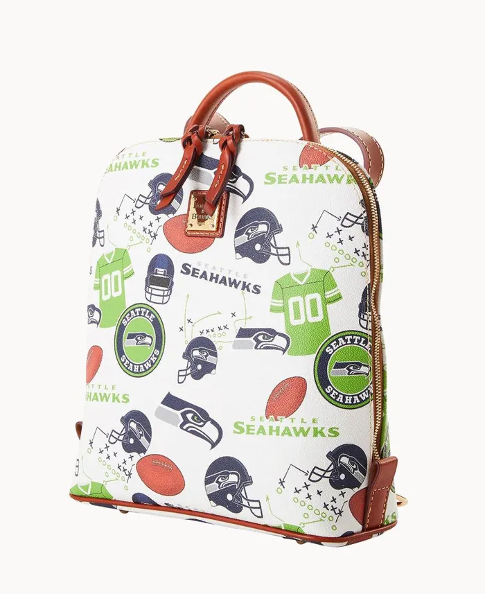 Dooney and Bourke Backpacks NFL Seahawks Zip Pod Backpack Seahawks 8211 WomenMen Dooney and Bourke Backpacks NFL Seahawks Zip Pod Backpack Seahawks 8211 WomenMen