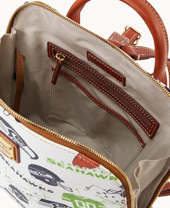 Dooney and Bourke Backpacks NFL Seahawks Zip Pod Backpack Seahawks 8211 WomenMen Dooney and Bourke Backpacks NFL Seahawks Zip Pod Backpack Seahawks 8211 WomenMen