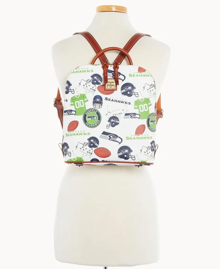 Dooney and Bourke Backpacks NFL Seahawks Zip Pod Backpack Seahawks 8211 WomenMen Dooney and Bourke Backpacks NFL Seahawks Zip Pod Backpack Seahawks 8211 WomenMen