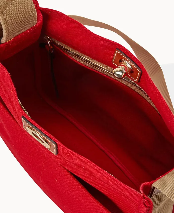 Dooney and Bourke Crossbodies Canvas Crossbody 28 Red 8211 WomenMen