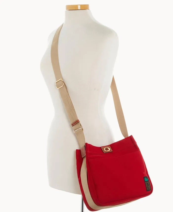 Dooney and Bourke Crossbodies Canvas Crossbody 28 Red 8211 WomenMen