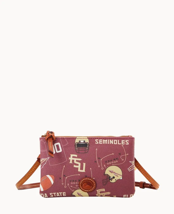 Dooney and Bourke Crossbodies Collegiate Florida State Top Zip Crossbody Florida State 8211 WomenMen Dooney and Bourke Crossbodies Collegiate Florida State Top Zip Crossbody Florida State 8211 WomenMen