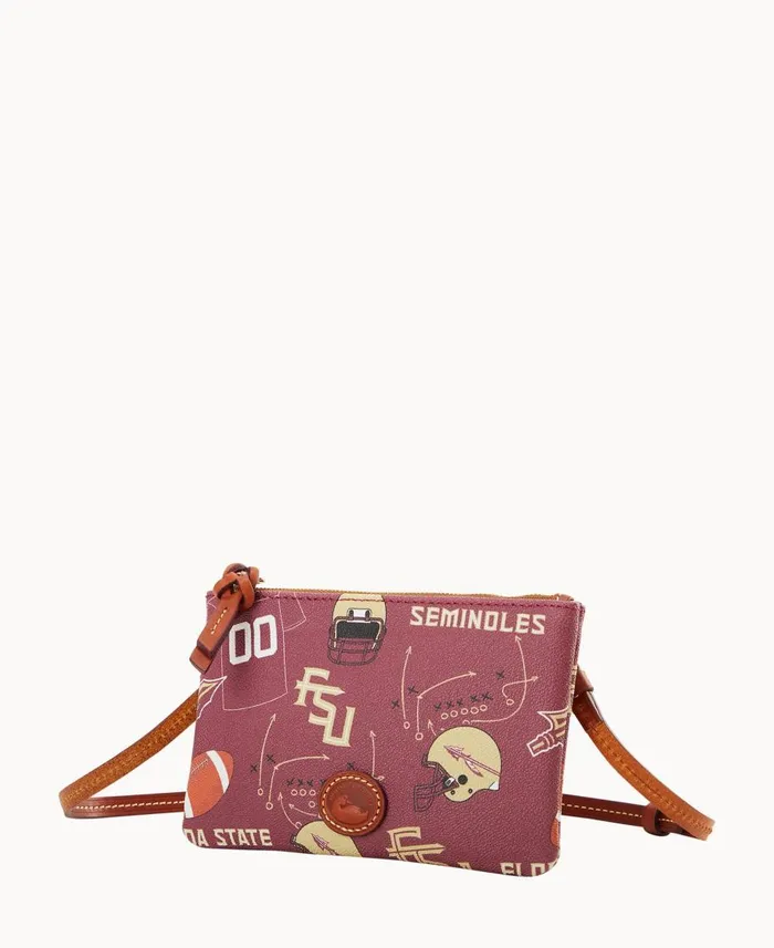 Dooney and Bourke Crossbodies Collegiate Florida State Top Zip Crossbody Florida State 8211 WomenMen