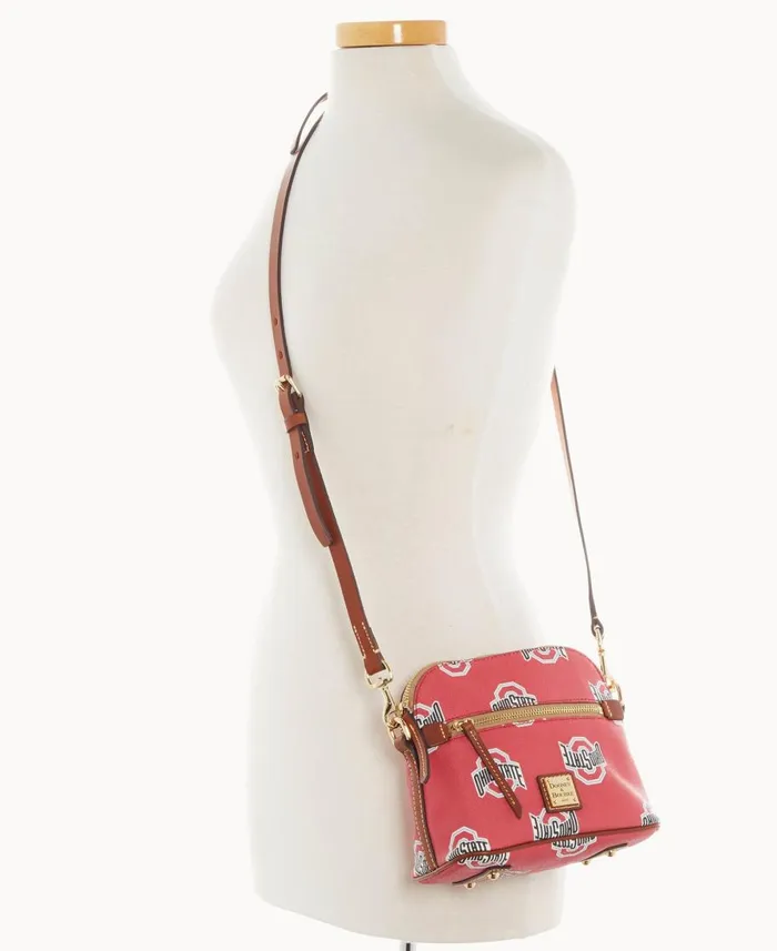 Dooney and Bourke Crossbodies Collegiate Ohio State University Domed Crossbody Ohio State 8211 WomenMen