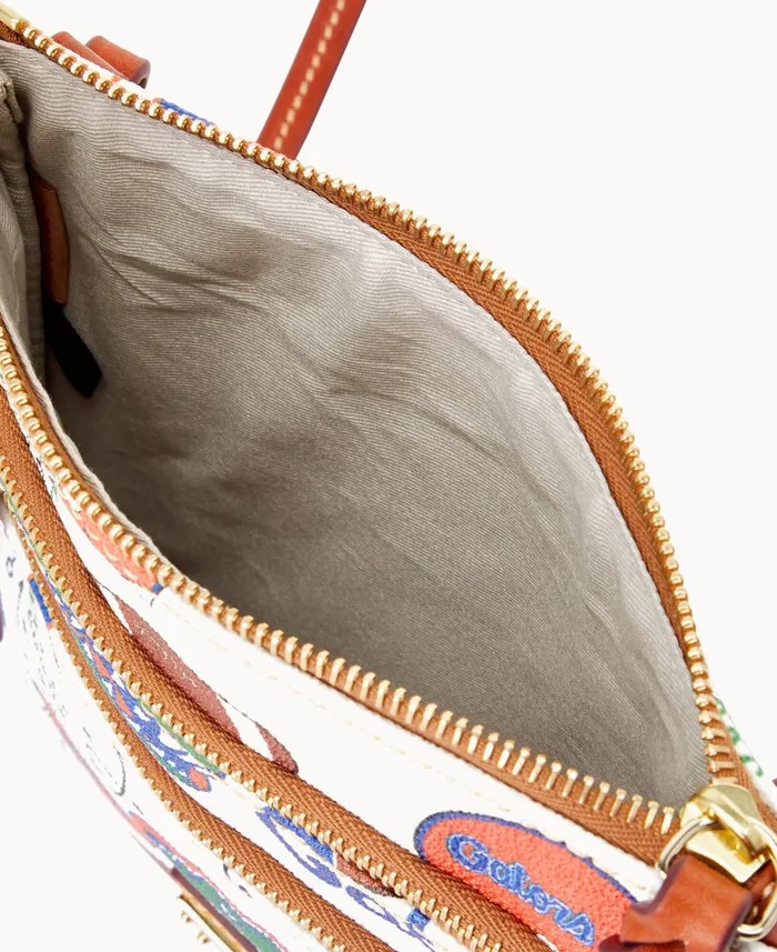 Dooney and Bourke Crossbodies Collegiate University Of Florida N S Triple Zip Crossbody U Of Florida 8211 WomenMen Dooney and Bourke Crossbodies Collegiate University Of Florida N S Triple Zip Crossbody U Of Florida 8211 WomenMen
