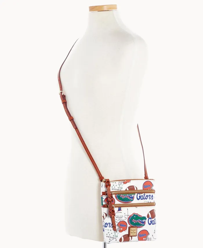 Dooney and Bourke Crossbodies Collegiate University Of Florida N S Triple Zip Crossbody U Of Florida 8211 WomenMen Dooney and Bourke Crossbodies Collegiate University Of Florida N S Triple Zip Crossbody U Of Florida 8211 WomenMen