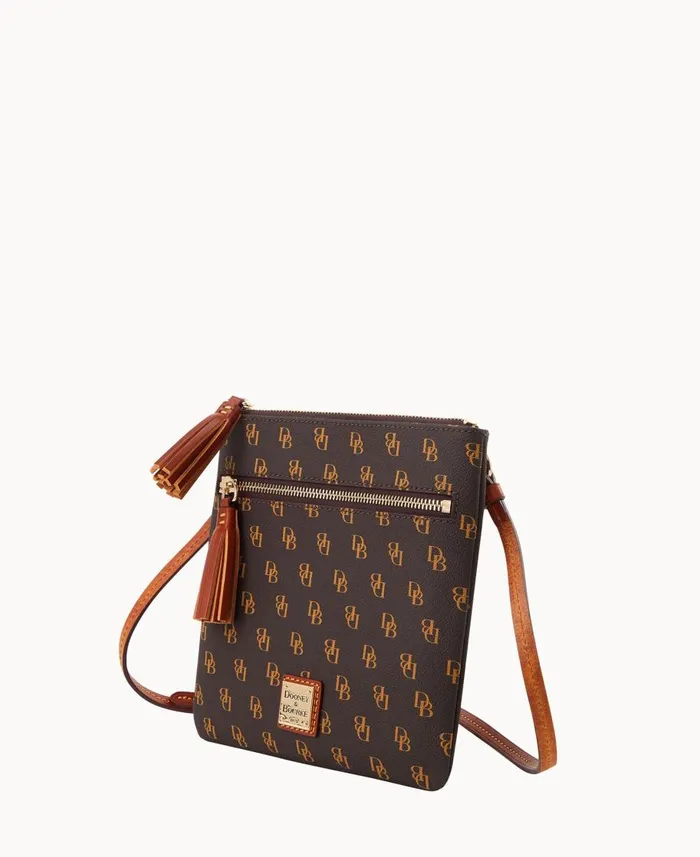 Dooney and Bourke Crossbodies Gretta Double Zip Tassel Crossbody Brown Tmoro 8211 WomenMen Dooney and Bourke Crossbodies Gretta Double Zip Tassel Crossbody Brown Tmoro 8211 WomenMen