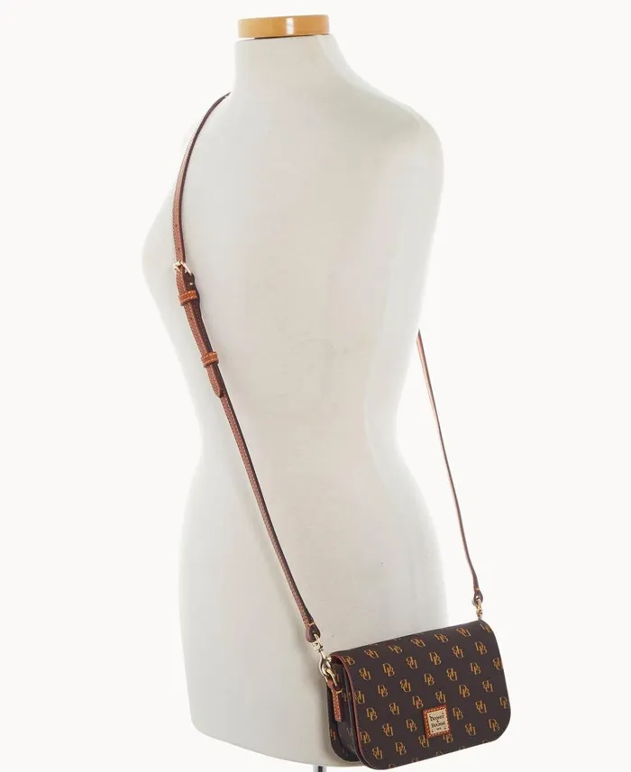 Dooney and Bourke Crossbodies Gretta Kitty Crossbody Brown Tmoro 8211 WomenMen