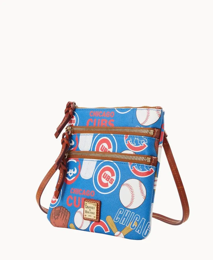 Dooney and Bourke Crossbodies MLB Cubs N S Triple Zip Crossbody Cubs 8211 WomenMen Dooney and Bourke Crossbodies MLB Cubs N S Triple Zip Crossbody Cubs 8211 WomenMen