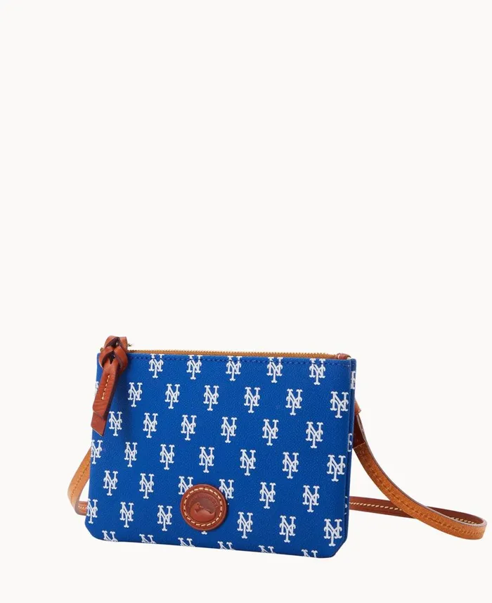 Dooney and Bourke Crossbodies MLB Mets Top Zip Crossbody Mets 8211 WomenMen