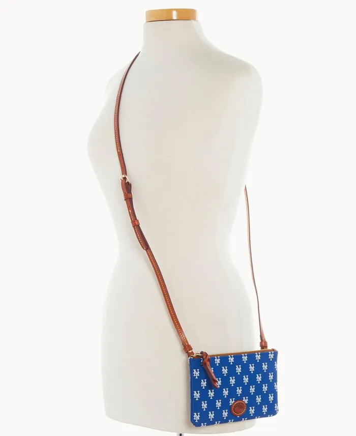 Dooney and Bourke Crossbodies MLB Mets Top Zip Crossbody Mets 8211 WomenMen
