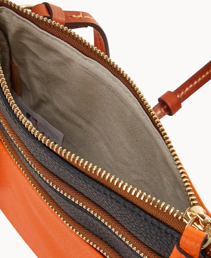 Dooney and Bourke Crossbodies MLB Orioles Triple Zip Crossbody Orioles 8211 WomenMen Dooney and Bourke Crossbodies MLB Orioles Triple Zip Crossbody Orioles 8211 WomenMen
