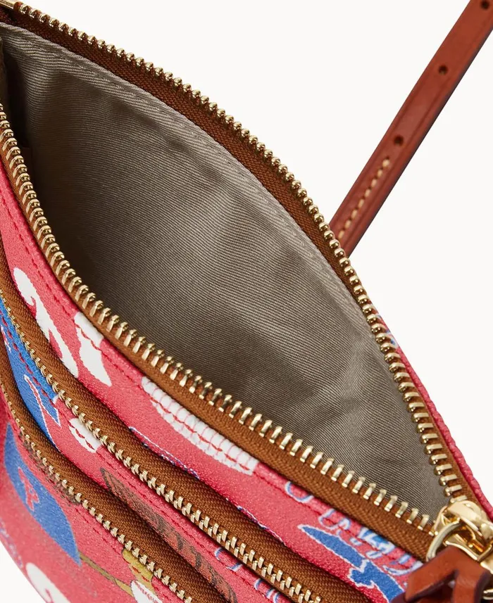 Dooney and Bourke Crossbodies MLB Phillies N S Triple Zip Crossbody Phillies 8211 WomenMen Dooney and Bourke Crossbodies MLB Phillies N S Triple Zip Crossbody Phillies 8211 WomenMen