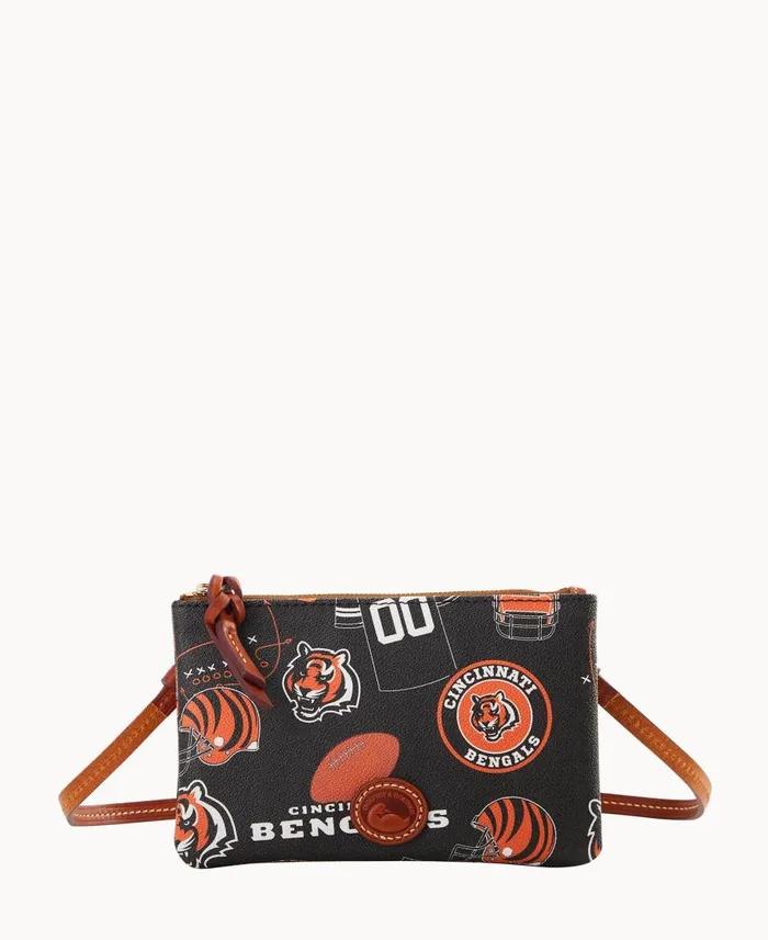 Dooney and Bourke Crossbodies NFL Bengals Top Zip Crossbody Bengals 8211 WomenMen Dooney and Bourke Crossbodies NFL Bengals Top Zip Crossbody Bengals 8211 WomenMen